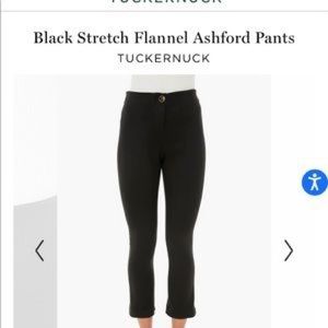 Tuckernuck black flannel ashford pant, xl